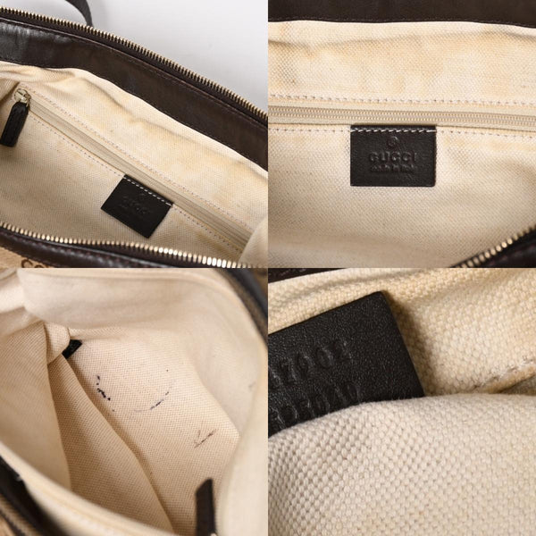 Very good condition GUCCI GG canvas 2WAY handbag shoulder bag 247902 Silver hardware used 4a002912