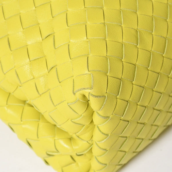 Very Good Condition BOTTEGAVENETA THE FOLD BAG The Fold Shoulder Bag 642637 Intrecciato Green Used 4a001648