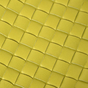 Very Good Condition BOTTEGAVENETA THE FOLD BAG The Fold Shoulder Bag 642637 Intrecciato Green Used 4a001648