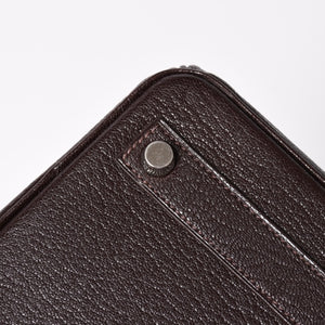 極美品 エルメス HERMES オータクロア 32 ハンドバッグ シェーブル ブラウン シルバー金具 レディース □E刻印 中古 4a004665
