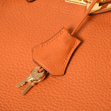 画像をギャラリービューアに読み込む, 極美品 HERMES エルメス バーキン30 ハンドバッグ トリヨンクレマンス オレンジポピー ゴールド金具 □K刻印 中古 4a004507