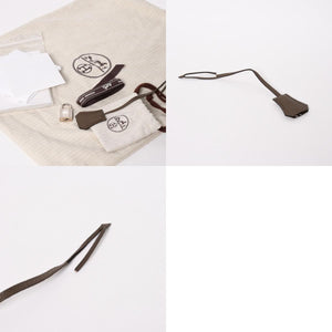 Very Good Condition HERMES Birkin 25 Togo Handbag □Q Stamp Ethane Silver Hardware Used 4a004508