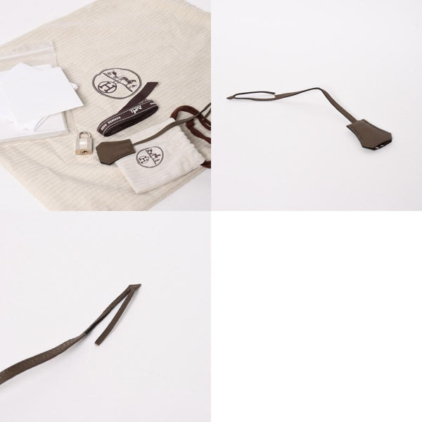 Very Good Condition HERMES Birkin 25 Togo Handbag □Q Stamp Ethane Silver Hardware Used 4a004508