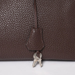 極美品 HERMES エルメス バーキン30 ハンドバッグ トゴ ショコラ ブラウン シルバー金具 ☐K刻印 中古 4a004509