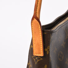 画像をギャラリービューアに読み込む, LOUIS VUITTON ルイヴィトン ルーピングGM ハンドバッグ モノグラム M51145 ブラウン ゴールド金具 美品 中古 4a004619