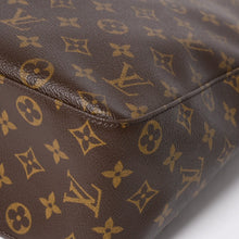 画像をギャラリービューアに読み込む, LOUIS VUITTON ルイヴィトン ルーピングGM ハンドバッグ モノグラム M51145 ブラウン ゴールド金具 美品 中古 4a004619
