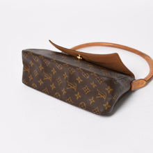 画像をギャラリービューアに読み込む, LOUIS VUITTON ルイヴィトン ミニ ルーピング ワンショルダーバッグ M51147 モノグラム PVC レザー ブラウン 美品 中古 4a004228