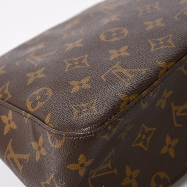 LOUIS VUITTON ルイヴィトン ミニ ルーピング ワンショルダーバッグ M51147 モノグラム PVC レザー ブラウン 美品 中古 4a004228