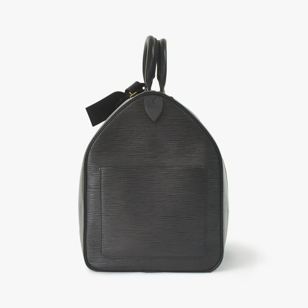 LOUIS VUITTON ルイヴィトン ボストンバッグ キーポル50 M42962 ブラック エピレザー ゴールド金具 美品 中古 4a004513