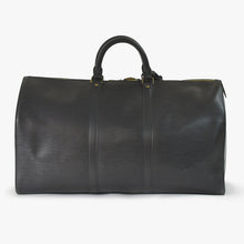 Load image into Gallery viewer, LOUIS VUITTON ルイヴィトン ボストンバッグ キーポル50 M42962 ブラック エピレザー ゴールド金具 美品 中古 4a004513