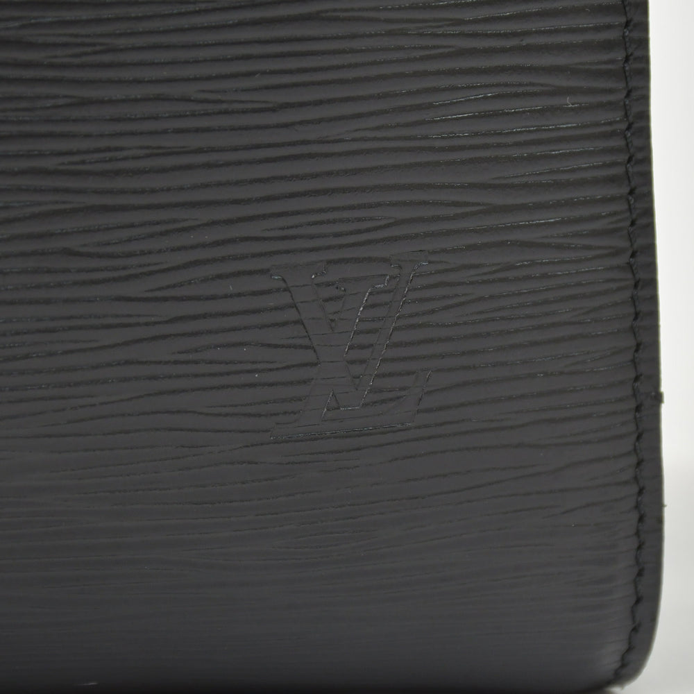 LOUIS VUITTON ルイヴィトン ボストンバッグ キーポル50 M42962 ブラック エピレザー ゴールド金具 美品 中古 4a004513