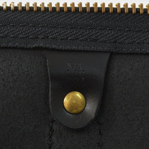 LOUIS VUITTON ルイヴィトン ボストンバッグ キーポル50 M42962 ブラック エピレザー ゴールド金具 美品 中古 4a004513
