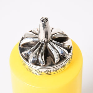 極美品 CHROME HEARTS クロムハーツ MUSTARD BOTTLE マスタード ボトル CHプラス イエロー シルバー925 中古 4a006343
