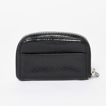 画像をギャラリービューアに読み込む, CHROME HEARTS クロムハーツ COIN CASE ラウンドジップ コインケース 小銭入れ ダガージップ レザー シルバー925 美品 中古 4a006265