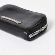 画像をギャラリービューアに読み込む, CHROME HEARTS クロムハーツ COIN CASE ラウンドジップ コインケース 小銭入れ ダガージップ レザー シルバー925 美品 中古 4a006265