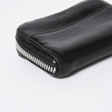 画像をギャラリービューアに読み込む, CHROME HEARTS クロムハーツ COIN CASE ラウンドジップ コインケース 小銭入れ ダガージップ レザー シルバー925 美品 中古 4a006265