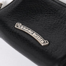 画像をギャラリービューアに読み込む, CHROME HEARTS クロムハーツ COIN CASE ラウンドジップ コインケース 小銭入れ ダガージップ レザー シルバー925 美品 中古 4a006265
