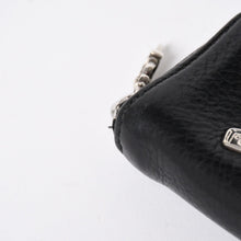 画像をギャラリービューアに読み込む, CHROME HEARTS クロムハーツ COIN CASE ラウンドジップ コインケース 小銭入れ ダガージップ レザー シルバー925 美品 中古 4a006265