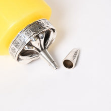 画像をギャラリービューアに読み込む, 極美品 CHROME HEARTS クロムハーツ MUSTARD BOTTLE マスタード ボトル CHプラス イエロー シルバー925 中古 4a006343