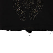 画像をギャラリービューアに読み込む, CHROME HEARTS クロムハーツ オールド サーマルフーディー パーカー サイズL ホースシュー カットオフ ブラック 美品 中古 4a006269