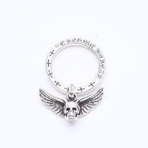 CHROME HEARTS NTFL W/FOTI MAHALIA Ring Weight 7.81g Size 10.5 Silver 925 Good Condition Used 4a004524