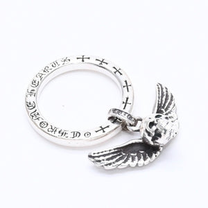 CHROME HEARTS クロムハーツ NTFL W/FOTI MAHALIA フォティ マハリア リング 重量7.76g サイズ10.5号 シルバー925 美品 中古 4a004523