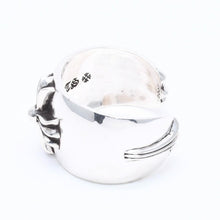 画像をギャラリービューアに読み込む, 極美品 CHROME HEARTS クロムハーツ BANGLE WIDE CUFF CH PLUS CHプラス ワイドカフ バングル 重量約138.90g シルバー925 中古 4a004518