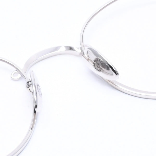 Very good condition CHROME HEARTS BUBBA-A Date glasses MBK/SS-MBK-P Size 49□22-145 Floral cross decoration Silver 925 Used 4a004541