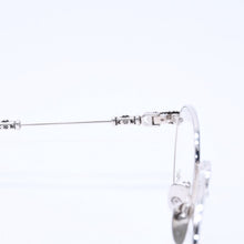 画像をギャラリービューアに読み込む, 極美品 CHROME HEARTS クロムハーツ BUBBA-A 伊達メガネ MBK/SS-MBK-P サイズ49□22-145 フローラルクロス装飾 シルバー925 中古 4a004541