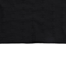 画像をギャラリービューアに読み込む, 極美品 CHANEL シャネル 97SS クロップド 半袖Tシャツ チビT P07794V05398 サイズ38 ココマーク ナイロン スパンデックス 総柄 中古 4a004694