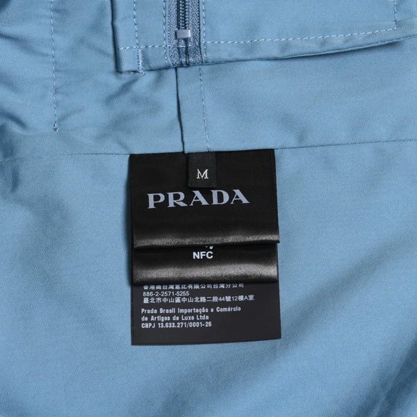 PRADA プラダ 24SS ユーティリティーベスト フィッシングベスト SGC499 サイズM トライアングルロゴ ブルー ラフ期 美品 中古 4a004709