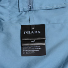 画像をギャラリービューアに読み込む, PRADA プラダ 24SS ユーティリティーベスト フィッシングベスト SGC499 サイズM トライアングルロゴ ブルー ラフ期 美品 中古 4a004709