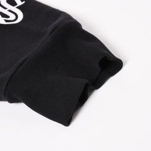 CHROME HEARTS クロムハーツ スクロールラベル プルオーバーパーカー フーディ オールドイングリッシュフォント CHロゴ ブラック XLサイズ 美品 中古 4a004547