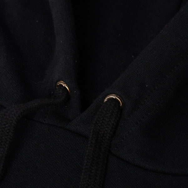 CHROME HEARTS クロムハーツ Vertical Logo Pullover Hoodie スウェットパーカー スクロールロゴ オールドイングリッシュフォント ブラック アーミーグリーン Mサイズ 美品 中古 4a004530