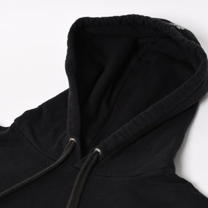 CHROME HEARTS クロムハーツ スクロールラベル プルオーバーパーカー フーディ オールドイングリッシュフォント CHロゴ ブラック XLサイズ 美品 中古 4a004547