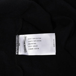 CHROME HEARTS クロムハーツ Vertical Logo Pullover Hoodie スウェットパーカー スクロールロゴ オールドイングリッシュフォント ブラック アーミーグリーン Mサイズ 美品 中古 4a004530