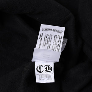 CHROME HEARTS クロムハーツ Vertical Logo Pullover Hoodie スウェットパーカー スクロールロゴ オールドイングリッシュフォント ブラック アーミーグリーン Mサイズ 美品 中古 4a004530