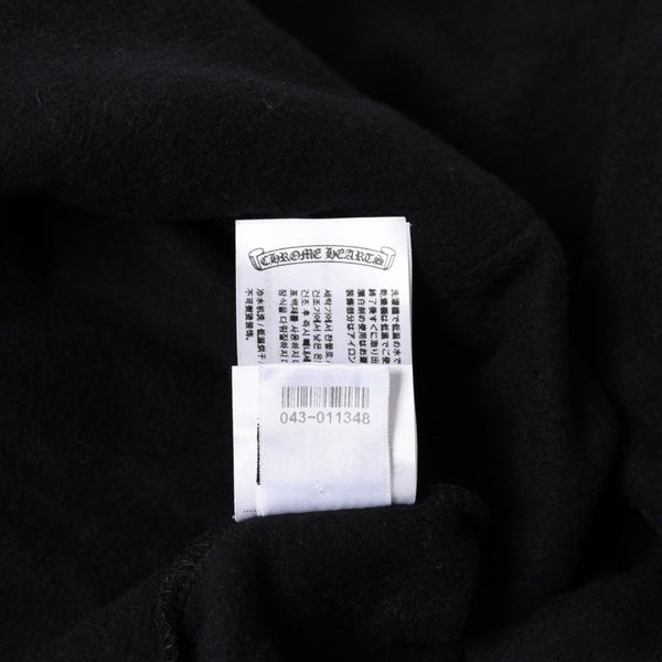 CHROME HEARTS クロムハーツ Vertical Logo Pullover Hoodie スウェットパーカー スクロールロゴ オールドイングリッシュフォント ブラック アーミーグリーン Mサイズ 美品 中古 4a004530