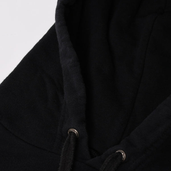 CHROME HEARTS クロムハーツ Vertical Logo Pullover Hoodie スウェットパーカー スクロールロゴ オールドイングリッシュフォント ブラック Mサイズ 美品 中古 4a004551