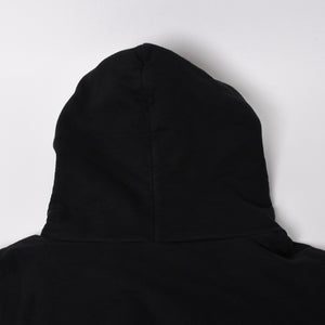 CHROME HEARTS クロムハーツ Vertical Logo Pullover Hoodie スウェットパーカー スクロールロゴ オールドイングリッシュフォント ブラック Mサイズ 美品 中古 4a004551