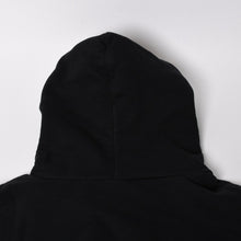 画像をギャラリービューアに読み込む, CHROME HEARTS クロムハーツ Vertical Logo Pullover Hoodie スウェットパーカー スクロールロゴ オールドイングリッシュフォント ブラック Mサイズ 美品 中古 4a004551