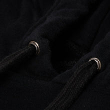 画像をギャラリービューアに読み込む, CHROME HEARTS クロムハーツ Vertical Logo Pullover Hoodie スウェットパーカー スクロールロゴ オールドイングリッシュフォント ブラック Mサイズ 美品 中古 4a004551