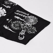 画像をギャラリービューアに読み込む, CHROME HEARTS クロムハーツ HALF SLEEVE T-SHIRT MULTI MOTIF ポケットTシャツ CHクロス セメタリークロス ホースシュー ダガー スター スクロールロゴ フォティ ブラック Lサイズ 美品 中古 4a004550