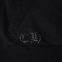 画像をギャラリービューアに読み込む, CHROME HEARTS クロムハーツ スクロールラベル プルオーバーパーカー フーディ オールドイングリッシュフォント CHロゴ ブラック XLサイズ 美品 中古 4a004547