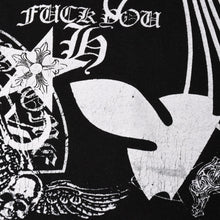画像をギャラリービューアに読み込む, CHROME HEARTS クロムハーツ HALF SLEEVE T-SHIRT MULTI MOTIF ポケットTシャツ CHクロス セメタリークロス ホースシュー ダガー スター スクロールロゴ フォティ ブラック Lサイズ 美品 中古 4a004550