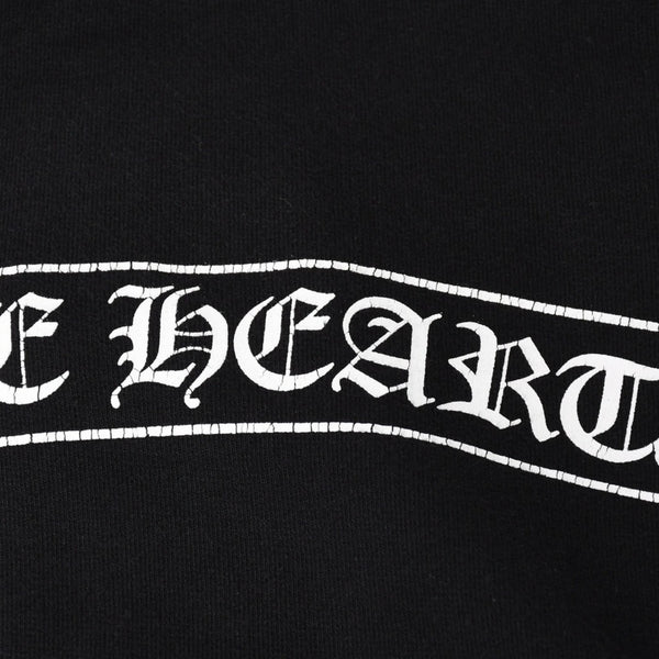 CHROME HEARTS クロムハーツ スクロールラベル プルオーバーパーカー フーディ オールドイングリッシュフォント CHロゴ ブラック XLサイズ 美品 中古 4a004547