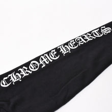 画像をギャラリービューアに読み込む, CHROME HEARTS クロムハーツ スクロールラベル プルオーバーパーカー フーディ オールドイングリッシュフォント CHロゴ ブラック XLサイズ 美品 中古 4a004547