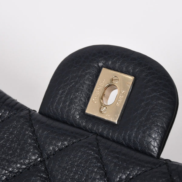 Like new CHANEL Jumbo Matelasse XL Shoulder Bag Navy 30s Chain Shoulder Dekamato Used 4a004770