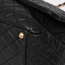 画像をギャラリービューアに読み込む, 新品同様 CHANEL シャネル ジャンボ マトラッセ XXL ショルダーバッグ ブラック 24番台 チェーンショルダー デカマト 中古 4a004761
