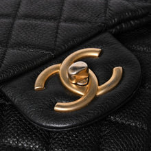 画像をギャラリービューアに読み込む, 新品同様 CHANEL シャネル ジャンボ マトラッセ XXL ショルダーバッグ ブラック 24番台 チェーンショルダー デカマト 中古 4a004761